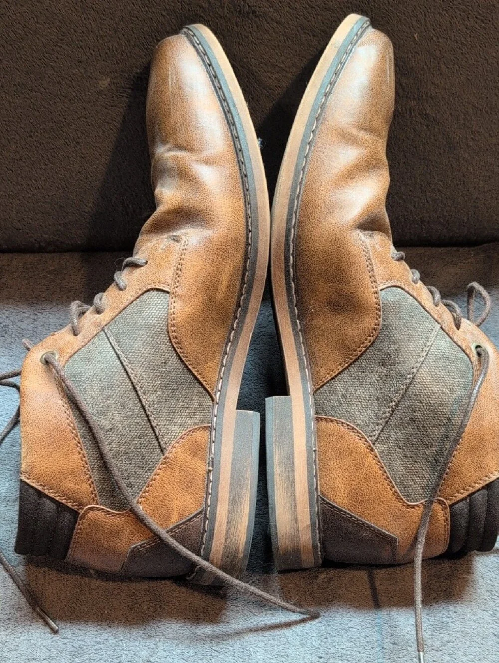 Sonoma Men’s Brown Chukka Lace-Up Boots
